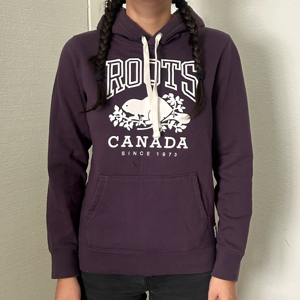 Roots Canada Purple Hoodie